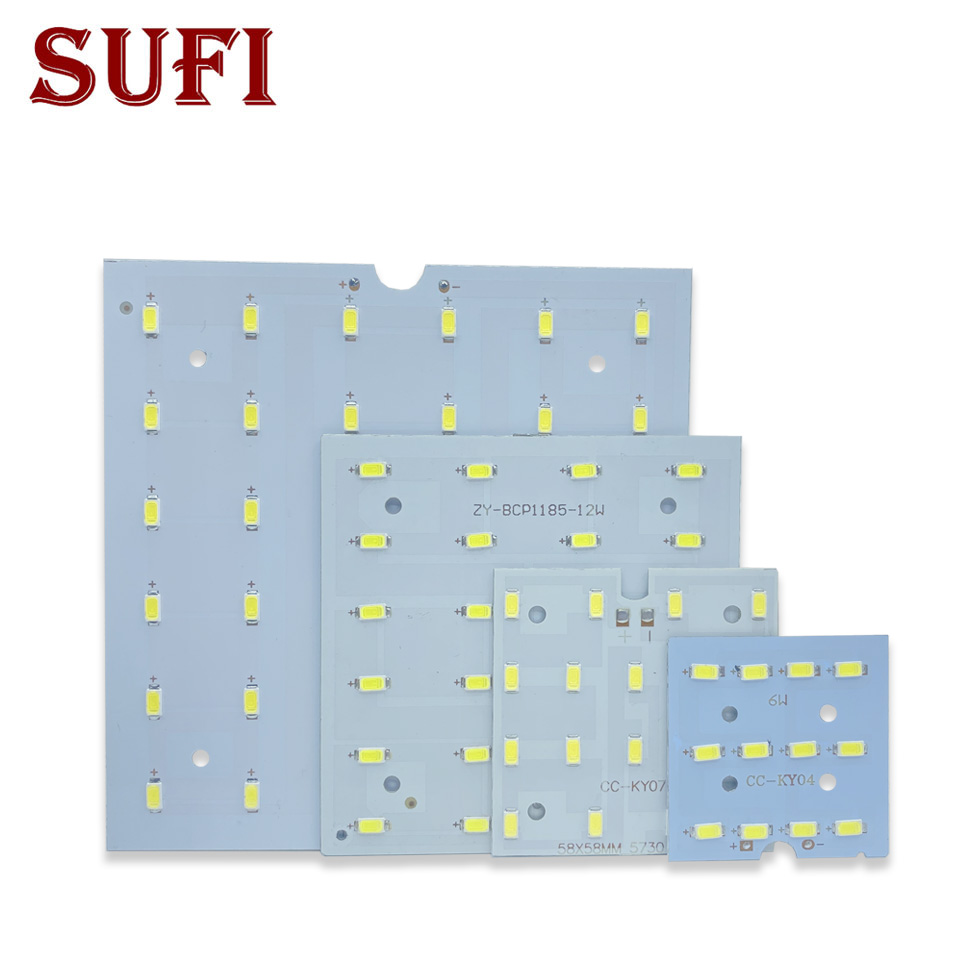 Jewelry Making Board - LEDシーリングライト修正ランプボード,四角いウィックチップ,ビーズパネル,smd5730,6w,9w,12w,18w