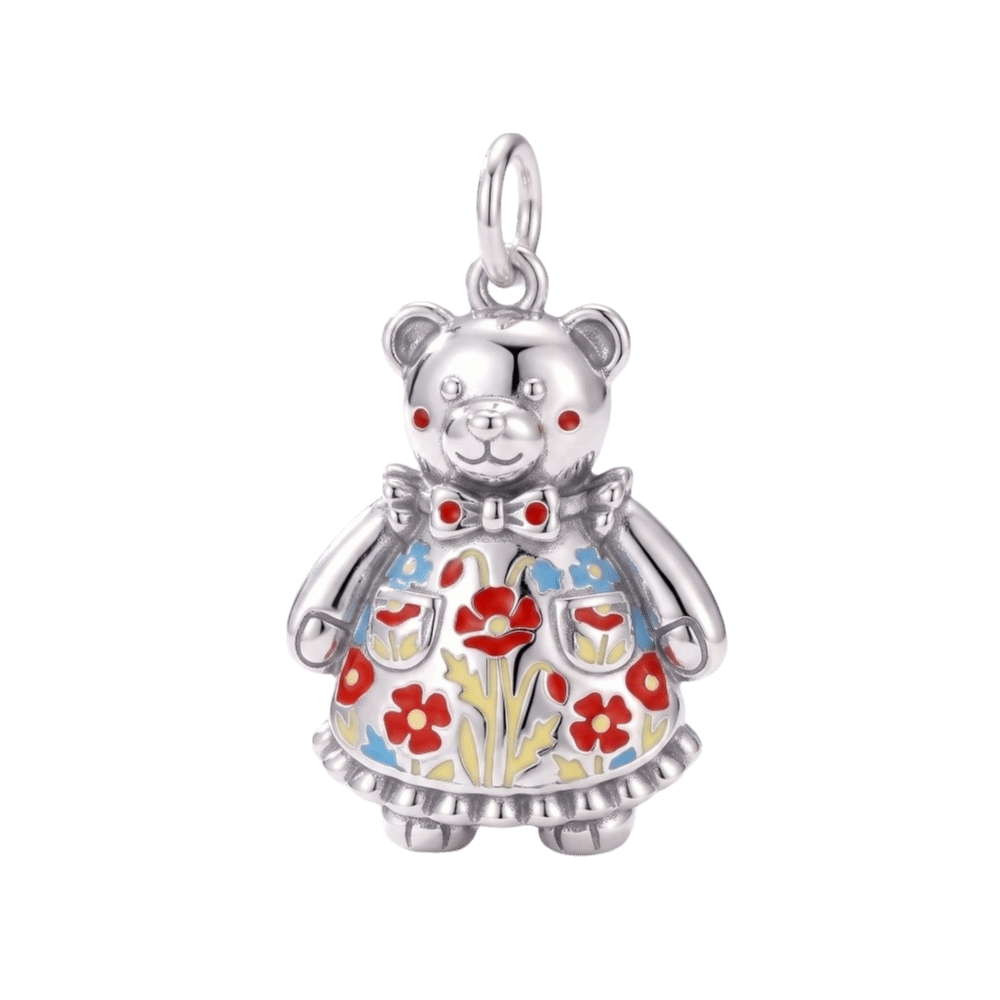 ステンレス製の漫画風ペンダント、ミニチュアの英国テーマジュエ - Jewelry Making London のレビューと価格