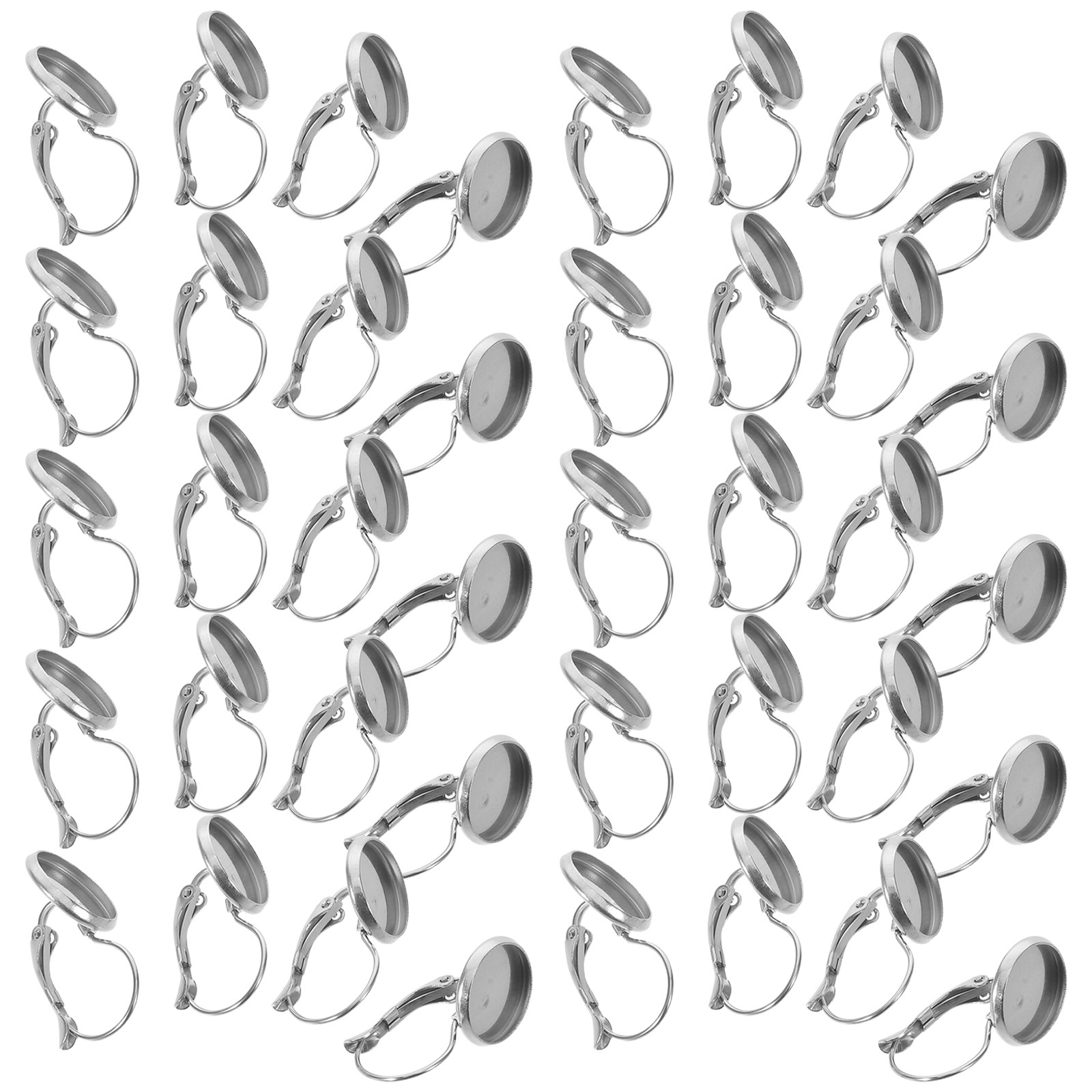 100個入り ステンレス製 ジェムストーン用イヤリングパーツ - Jewelry Making Gemstones のレビューと価格