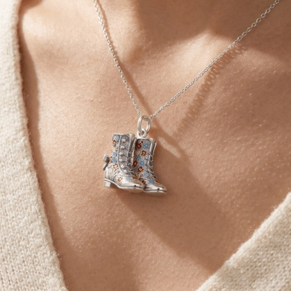 かわいいステンレス製の漫画風ペンダント。ミニチュアの英国をテ - Jewelry Making London のレビューと価格
