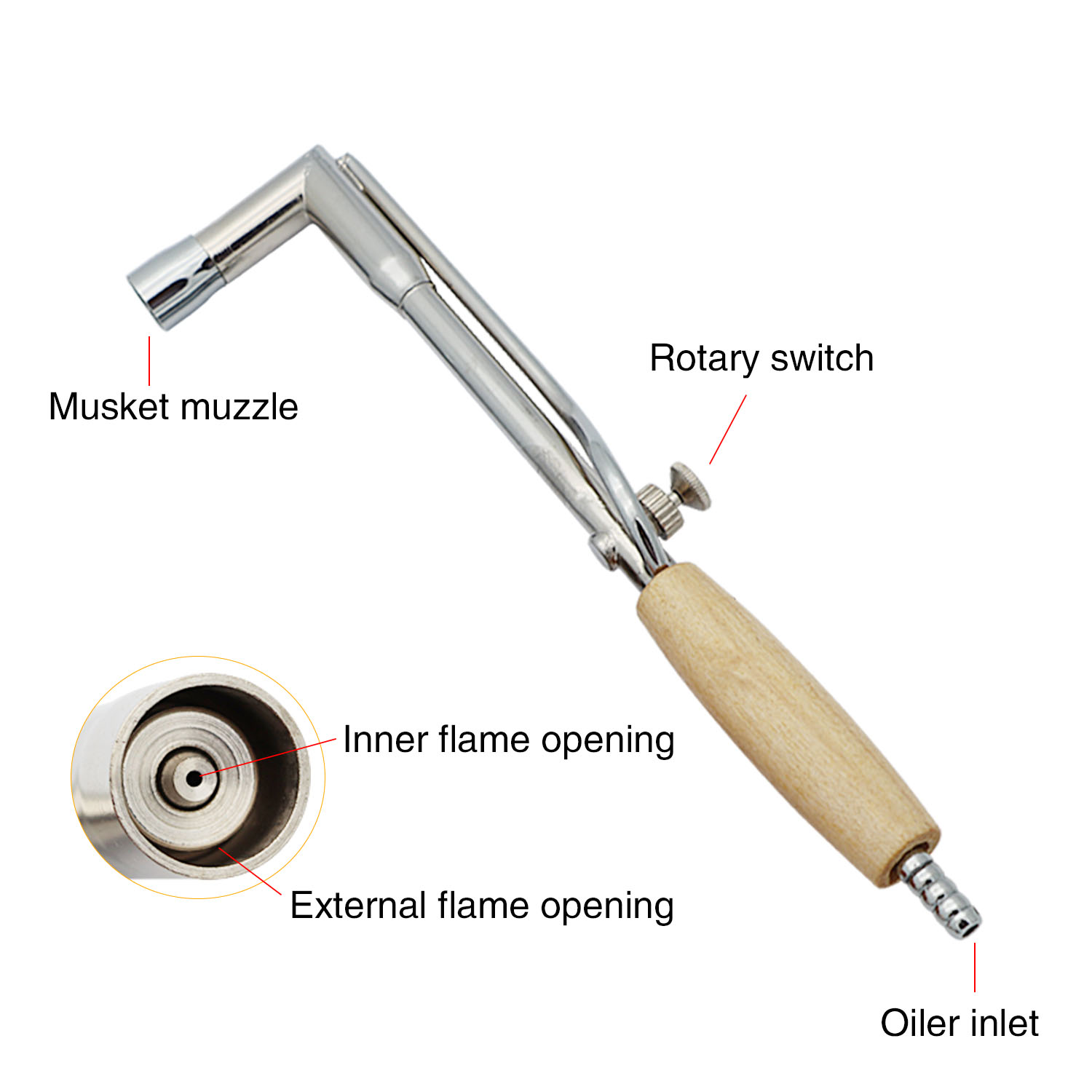 はんだ付けインジェクタートーチ溶接ノズル: 調整可能な炎、ガ - Jewelry Making Torch のレビューと価格