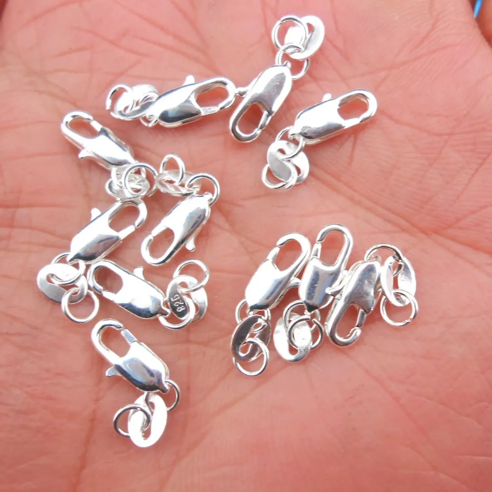 20個入り、銀メッキ仕上げの汎用性の高い基本的な銅製ロブスタ - Lobster Clasp Silver のレビューと価格