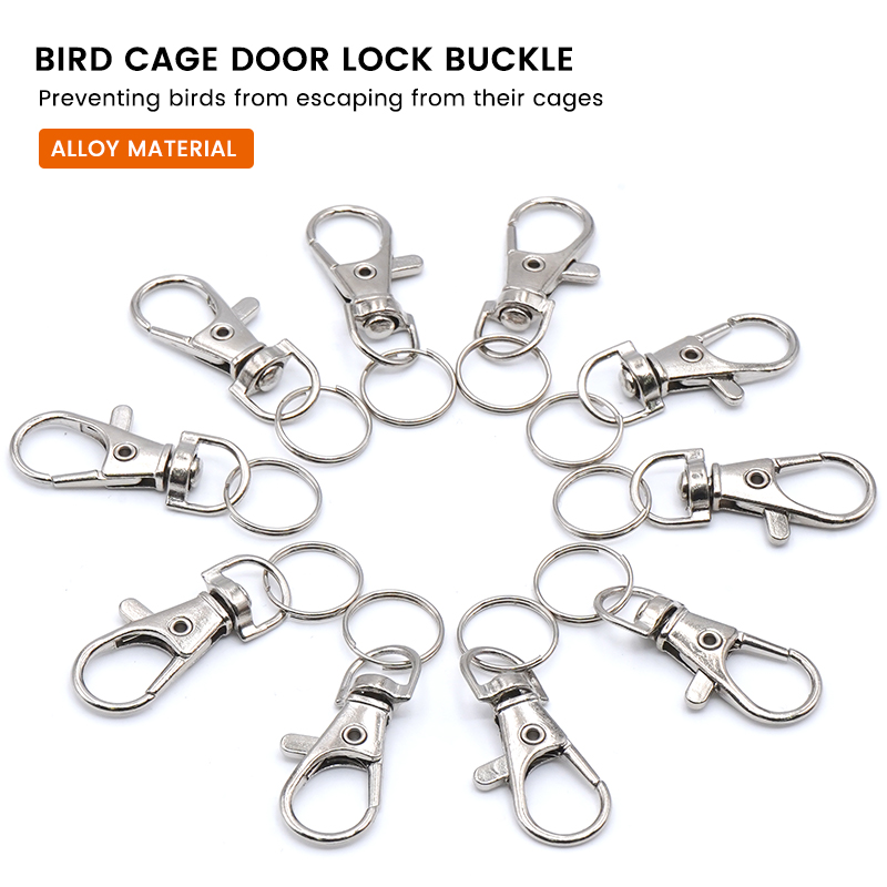 10/20 個シルバー金属ロブスタークラスプ鳥ウサギケージア - Lobster Clasp Silver のレビューと価格