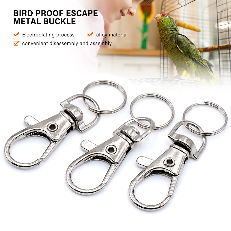 10/20 個シルバー金属ロブスタークラスプ鳥ウサギケージア - Lobster Clasp Silver のレビューと価格