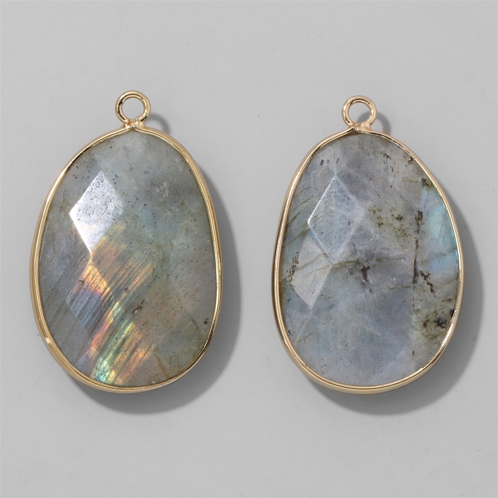 2 個卵形石ペンダント天然アマゾナイトオーバル水滴宝石チャー - Jewelry Making Gemstones のレビューと価格