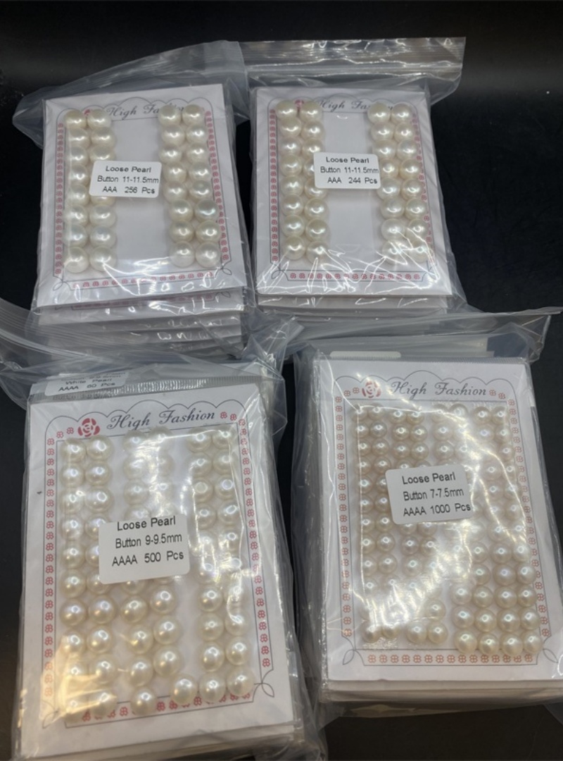 4A 3A グレード ホワイト ルース ナチュラル パール  - Jewelry Making Drill のレビューと価格